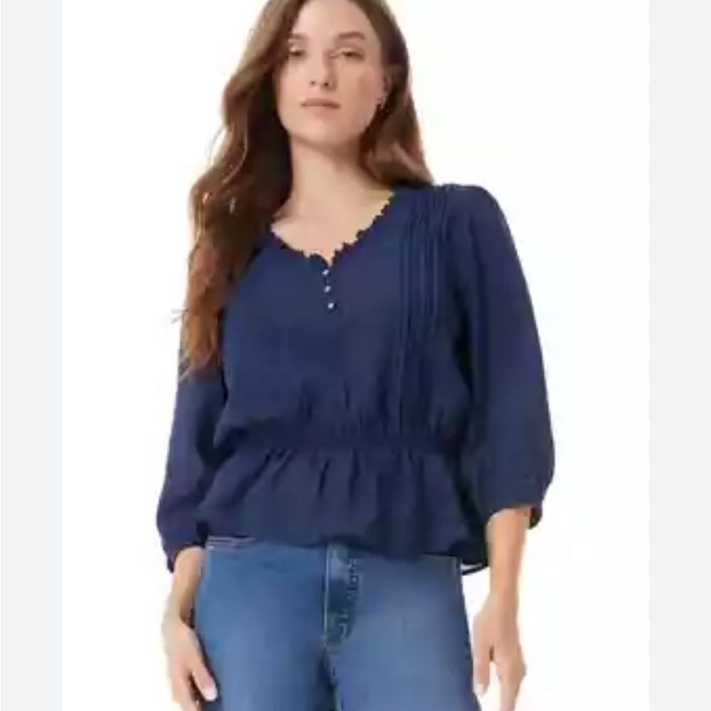 Sam Edelman Peplum Top- new without tags- size small - Picture 10 of 11